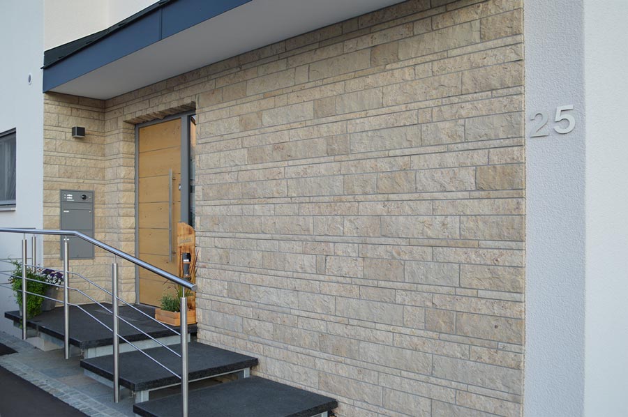 Naturstein-Verlegung